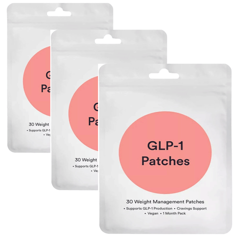 GLP-1 Patches - 30 Count, Natural Ingredients Cosmetic Patch