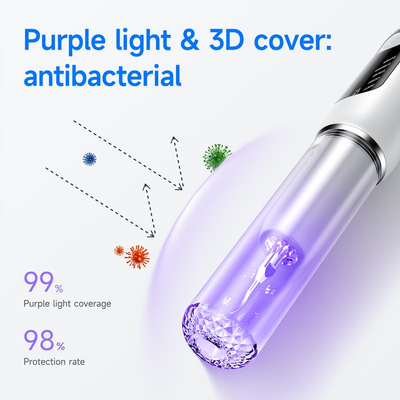 Plaque & Tartar Remover for Teeth – LED Light, 5 Modes, Dental Calculus Cleaner Kit, Long Battery Life, Waterproof Oral Care Tool – Father's Day Gift