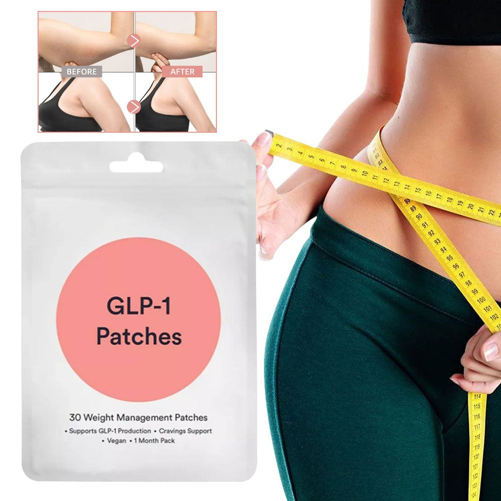 GLP-1 Patches - 30 Count, Natural Ingredients Cosmetic Patch