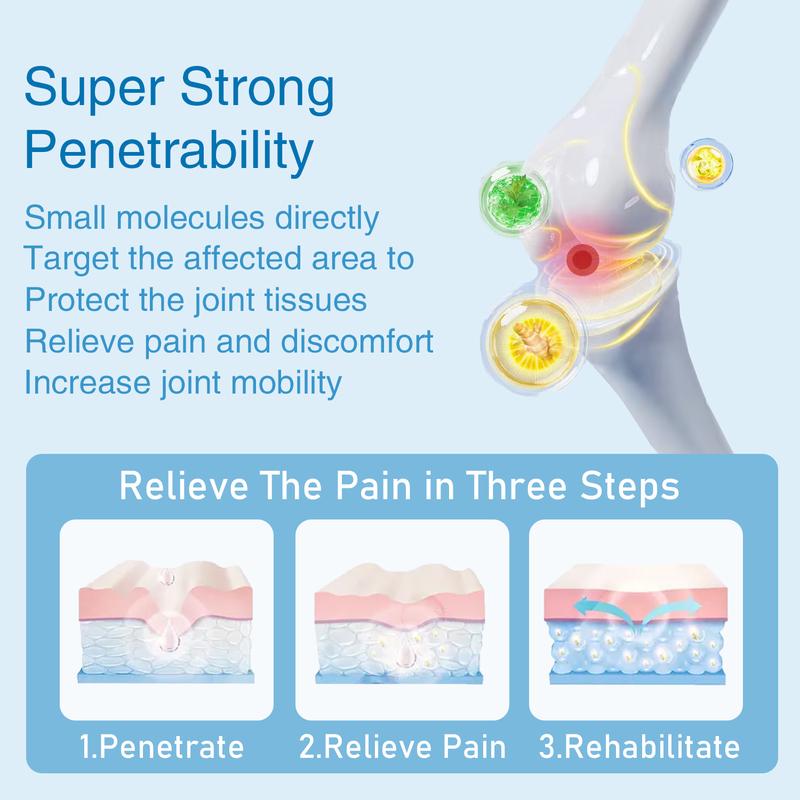 Dark Fairy Joint Relief Gel – Fast Relief for Knee, Back, Shoulder, Neck & Muscle Pain | Natural Herbal Massage Cream