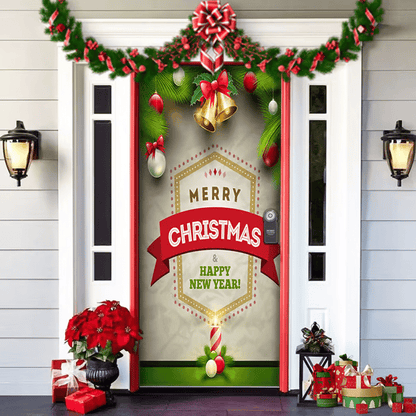 60% OFF🌟Christmas and Halloween Door Cover--Suitable for Both Exterior and Interior Doors