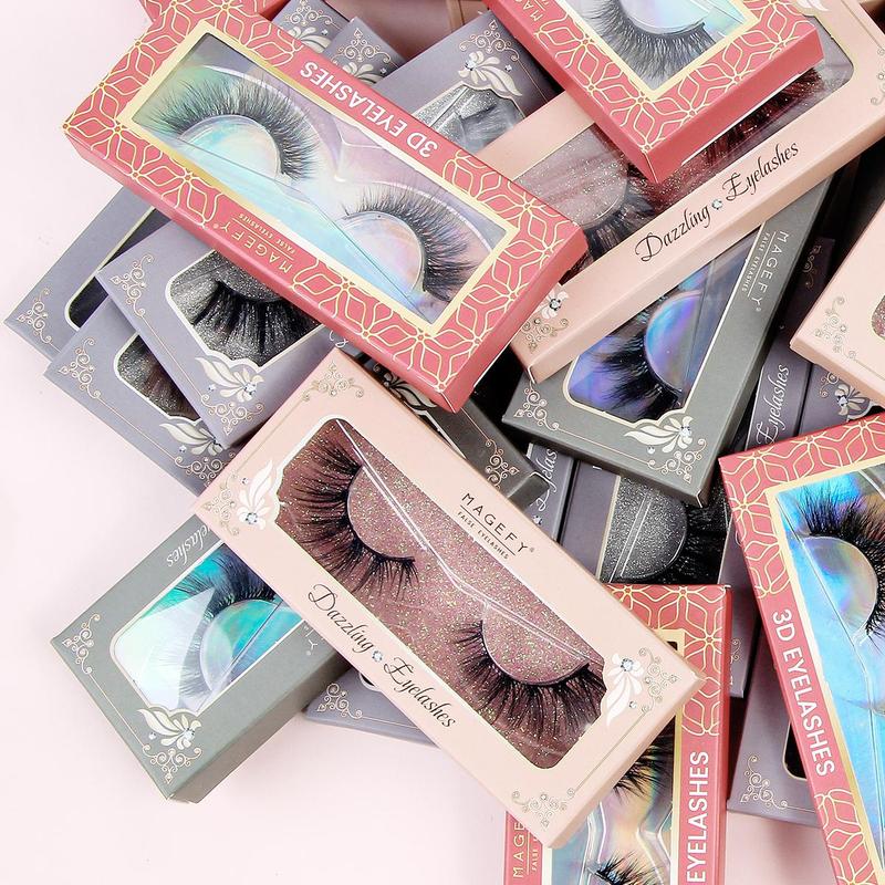 Natural Cluster False Eyelashes, 24 Pairs/set 4 Styles Curling Cluster False Eyelashes for Daily & Party Makeup, False Eyelash for Amplifying Charming Eyes, Individual False Eyelash