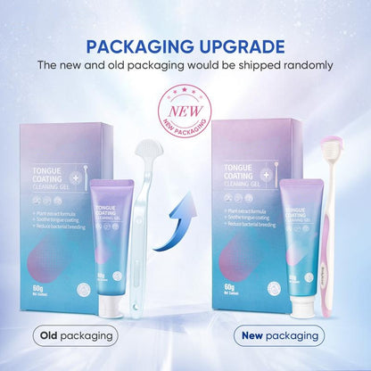 Tongue Cleaning Gel & Brush Set – Fresh Breath, Gentle Oral Care, Deep Tongue Cleaning