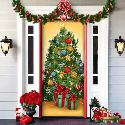60% OFF🌟Christmas and Halloween Door Cover--Suitable for Both Exterior and Interior Doors
