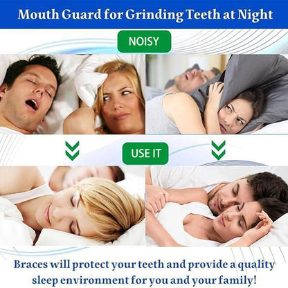 Custom Fit Mouth Guard for Teeth Grinding – 4 Moldable Night Guards for Adults & Teens, Soft & Reusable, Helps Stop Clenching & Jaw Pain