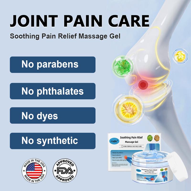 Dark Fairy Joint Relief Gel – Fast Relief for Knee, Back, Shoulder, Neck & Muscle Pain | Natural Herbal Massage Cream