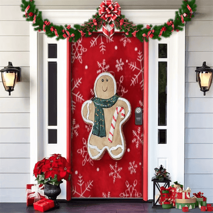 60% OFF🌟Christmas and Halloween Door Cover--Suitable for Both Exterior and Interior Doors
