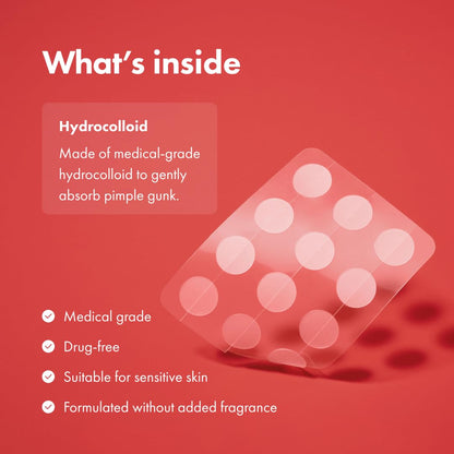 Hydrocolloid Acne Pimple Patch – Shrinks Zits & Whiteheads Overnight (72/32 Count)