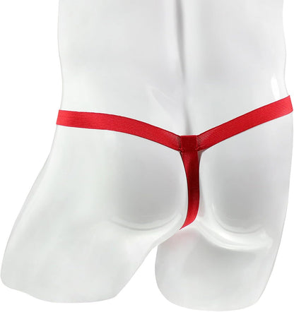 Evankin Christmas Gag Gift Men Novelty Funny Underwear with Bulge Pouch Costume Sexy Thong Panties Briefs G-String