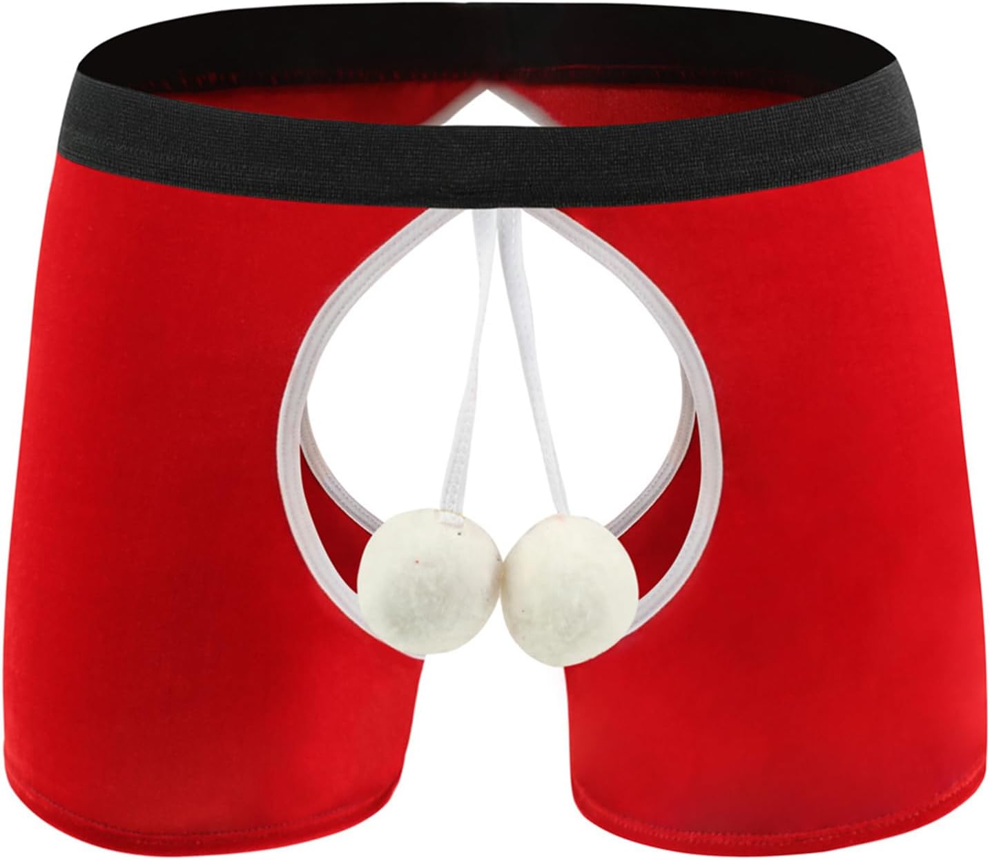 Evankin Christmas Gag Gift Men Novelty Funny Underwear with Bulge Pouch Costume Sexy Thong Panties Briefs G-String