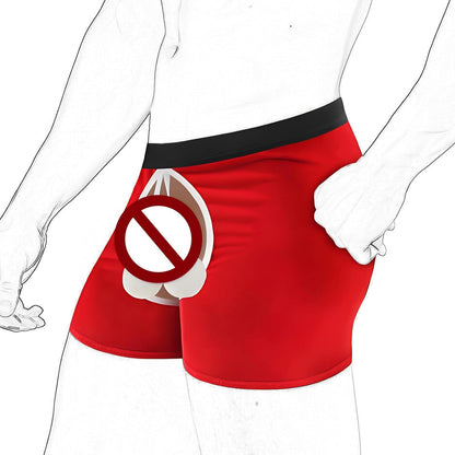 Evankin Christmas Gag Gift Men Novelty Funny Underwear with Bulge Pouch Costume Sexy Thong Panties Briefs G-String