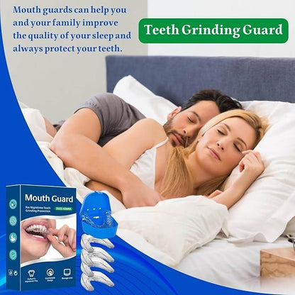 Custom Fit Mouth Guard for Teeth Grinding – 4 Moldable Night Guards for Adults & Teens, Soft & Reusable, Helps Stop Clenching & Jaw Pain