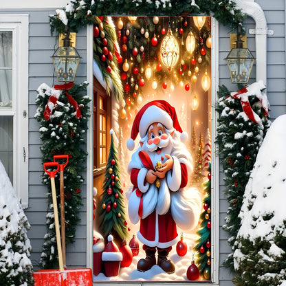 60% OFF🌟Christmas and Halloween Door Cover--Suitable for Both Exterior and Interior Doors