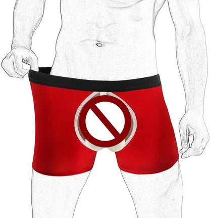 Evankin Christmas Gag Gift Men Novelty Funny Underwear with Bulge Pouch Costume Sexy Thong Panties Briefs G-String