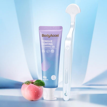 Tongue Cleaning Gel & Brush Set – Fresh Breath, Gentle Oral Care, Deep Tongue Cleaning