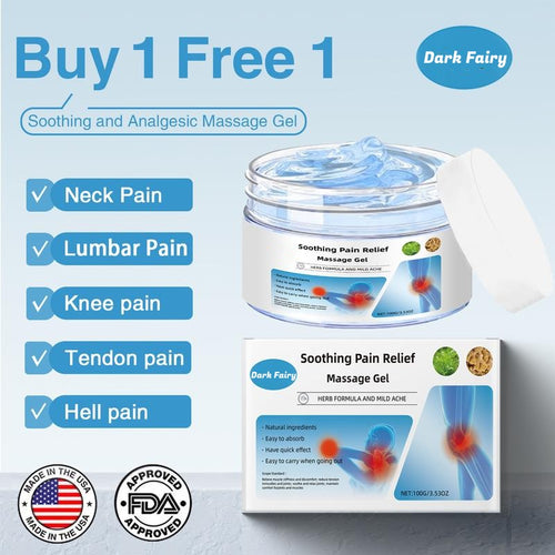 Dark Fairy Joint Relief Gel – Fast Relief for Knee, Back, Shoulder, Neck & Muscle Pain | Natural Herbal Massage Cream