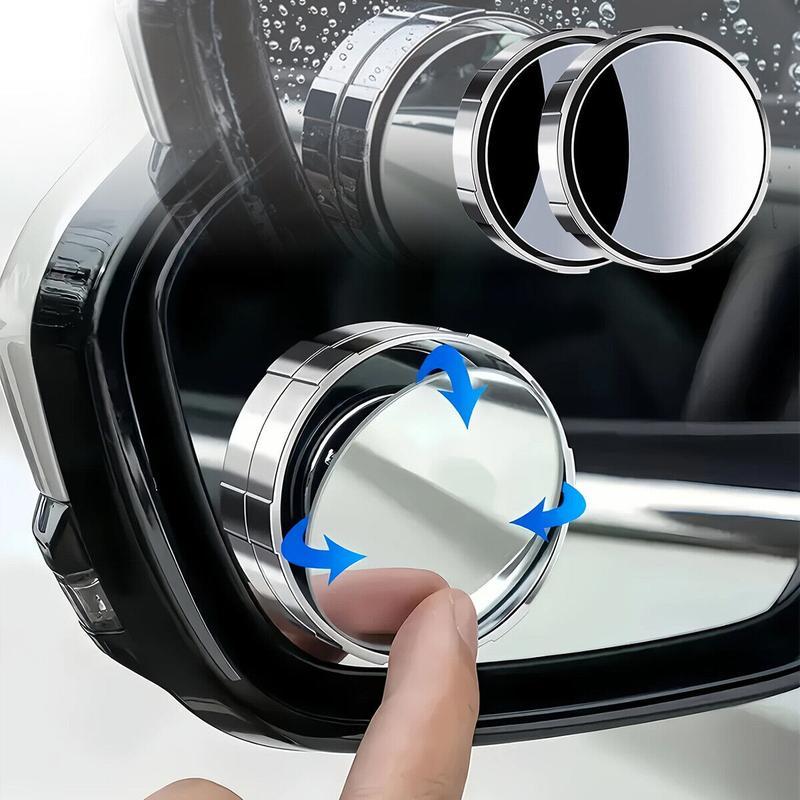Black Friday: 2PCS Car Blind Spot Mirrors – 360° Adjustable Suction Cup Design