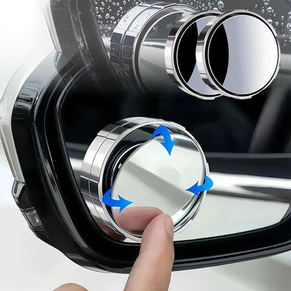Black Friday: 2PCS Car Blind Spot Mirrors – 360° Adjustable Suction Cup Design