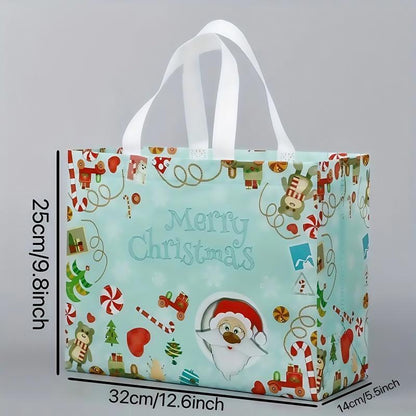 Black Friday — 50% Off🌟16 PCS Reusable Christmas Gift Bags — Assorted Patterns, Sturdy Handles, Water-Resistant & Foldable. Perfect for Holiday Gifts & Storage.