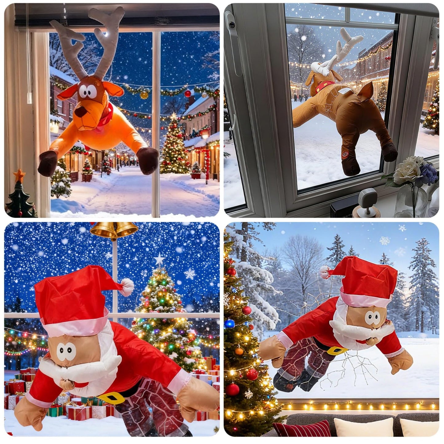 50% OFF🌟🎅🫎Crashing Reindeer & Santa Set(with Leg Vibration)