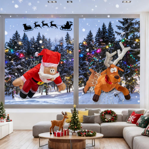 50% OFF🌟🎅🫎Crashing Reindeer & Santa Set(with Leg Vibration)