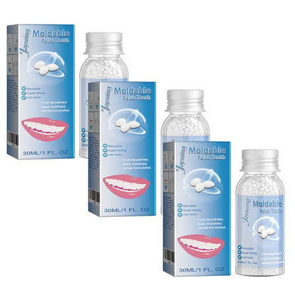 Temporary Tooth Filling Kit – Moldable Dental Gel for Quick Fixes, Cavities, Cracked or Missing Teeth | DIY Temporary Denture Replacement