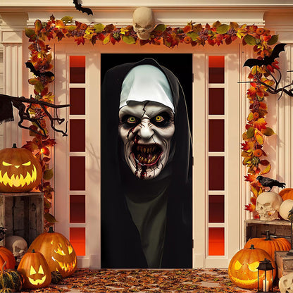 60% OFF🌟Christmas and Halloween Door Cover--Suitable for Both Exterior and Interior Doors