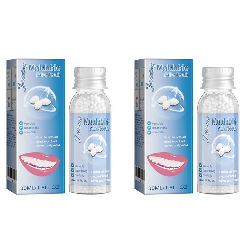 Temporary Tooth Filling Kit – Moldable Dental Gel for Quick Fixes, Cavities, Cracked or Missing Teeth | DIY Temporary Denture Replacement