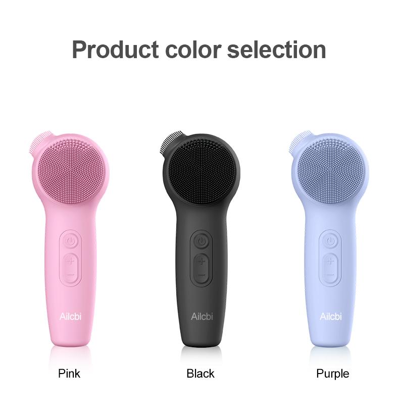 Black Friday — 50% Off🌟Electric Facial Cleansing Brush – Heated Silicone Face Massager with Red & Blue LED, Sonic Vibration, Deep Cleaning, Waterproof for Men & Women