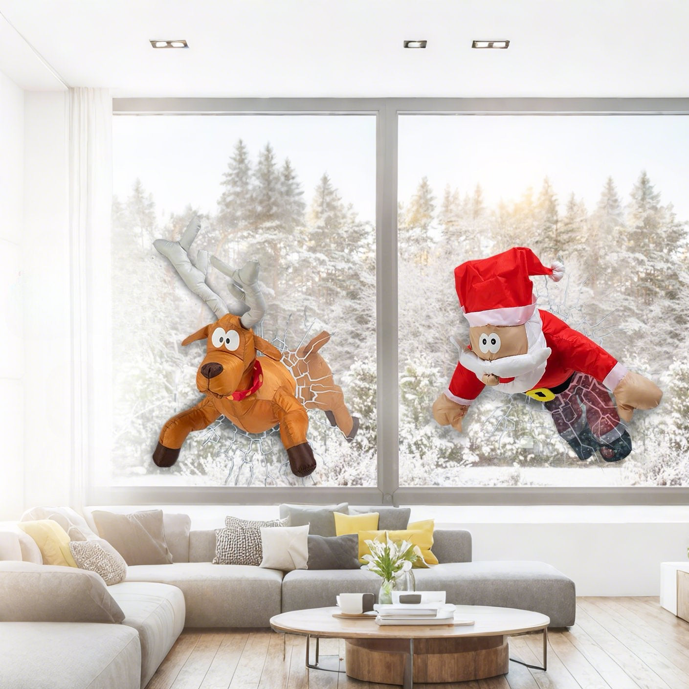 50% OFF🌟🎅🫎Crashing Reindeer & Santa Set(with Leg Vibration)