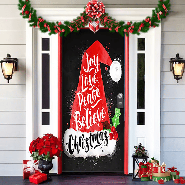 60% OFF🌟Christmas and Halloween Door Cover--Suitable for Both Exterior and Interior Doors