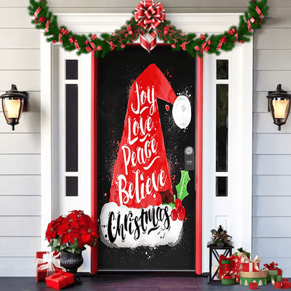 60% OFF🌟Christmas and Halloween Door Cover--Suitable for Both Exterior and Interior Doors